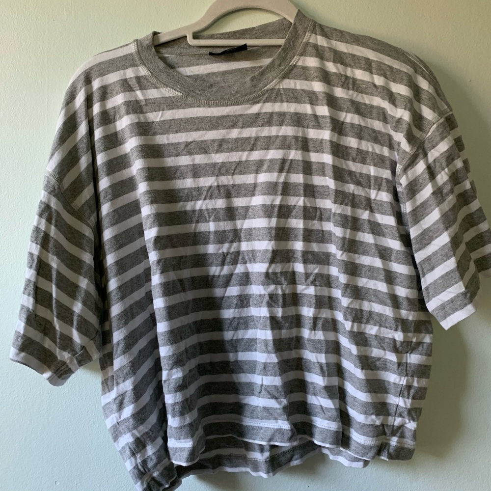 Top shop striped oversized tee
